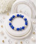 Beaded Rhinestone Bracelet – Colorful Stretch Cord, Fits Up to 6" Wrist